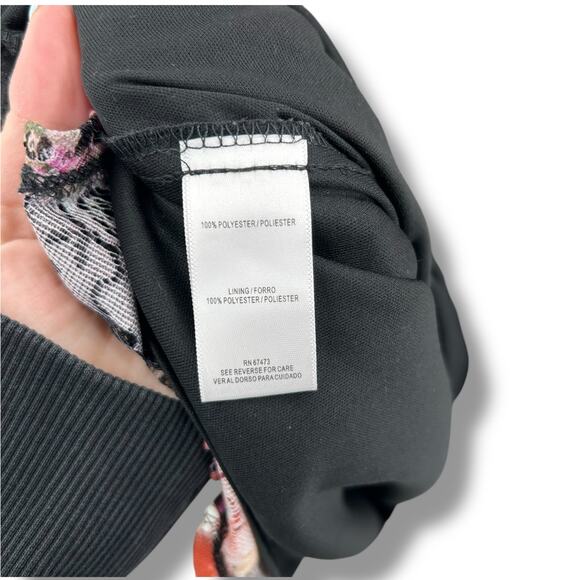 Lane Bryant Floral Lace Dress Size 18W Layered Surplus Cocktail Career Office - Picture 8 of 8